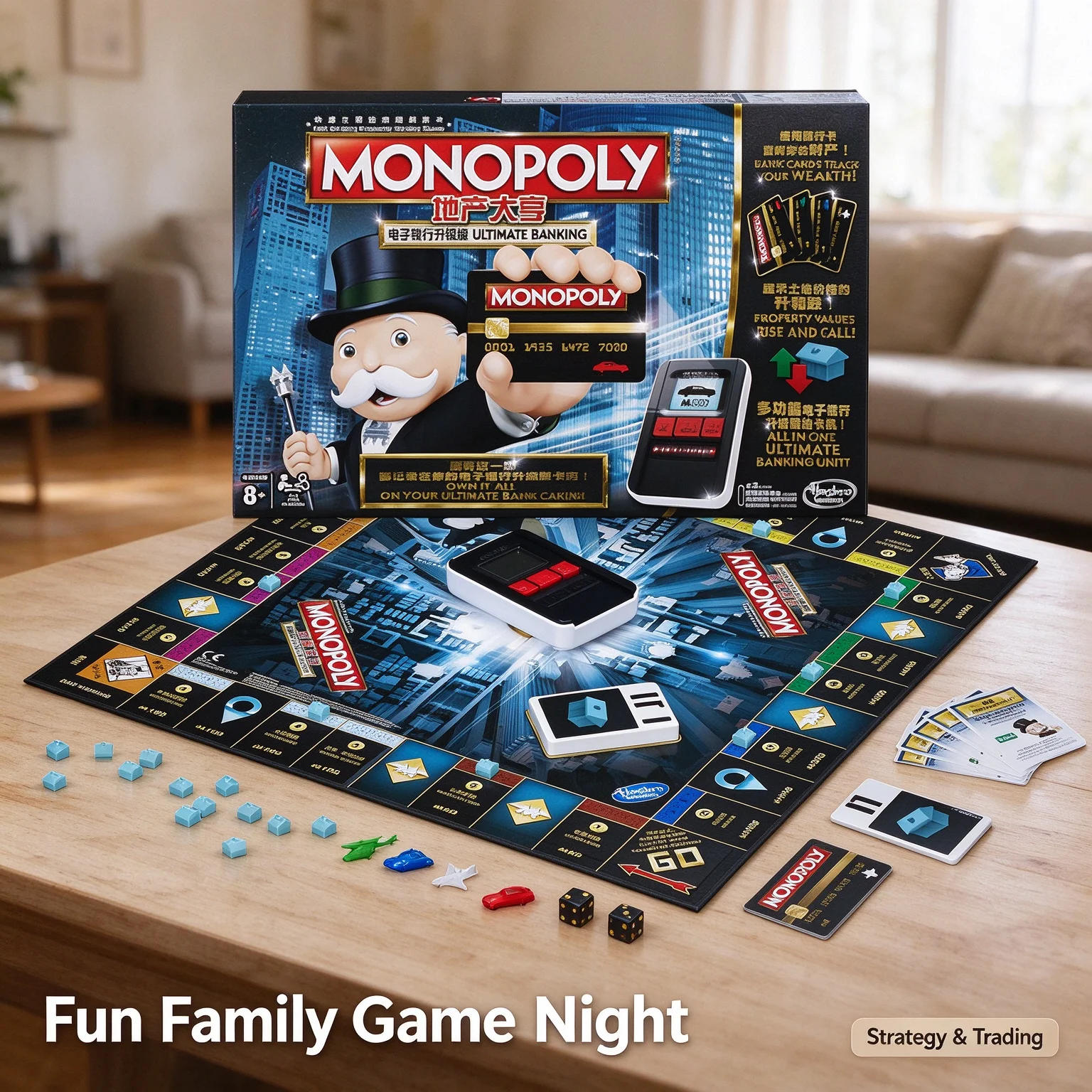 Hasbro Monopoly Ultimate Banki - Hasbro Game Monopoly ulasan dan harga