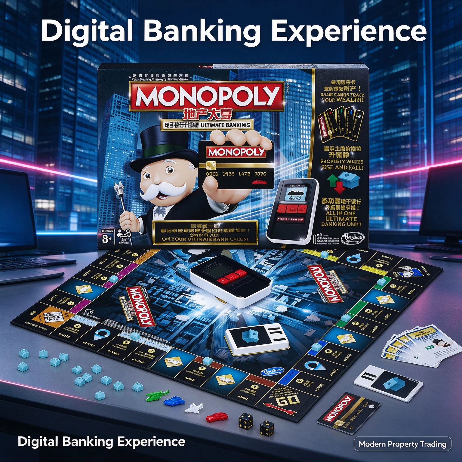 Hasbro Monopoly Ultimate Banki - Hasbro Game Monopoly ulasan dan harga