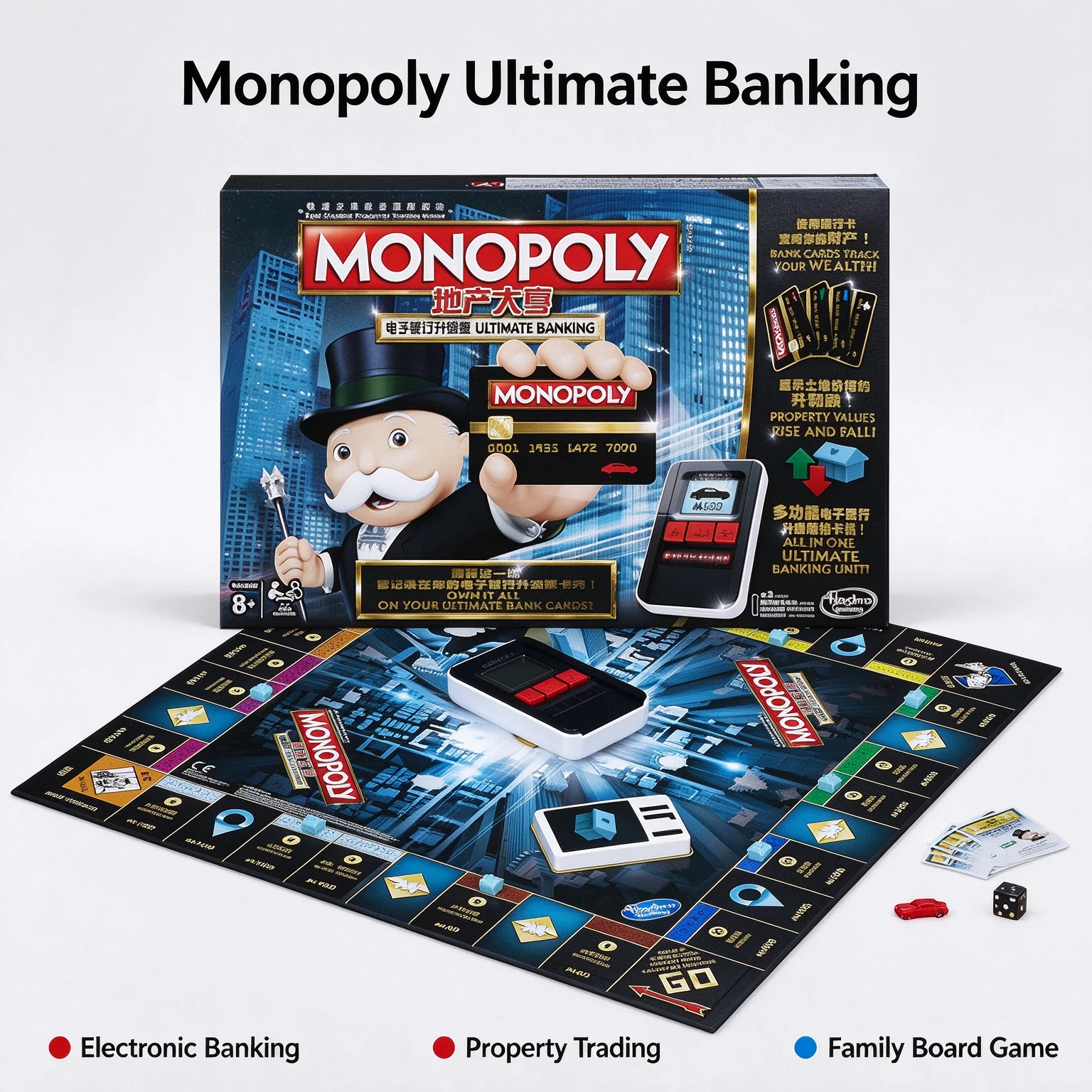 Hasbro Monopoly Ultimate Banki - Hasbro Game Monopoly ulasan dan harga