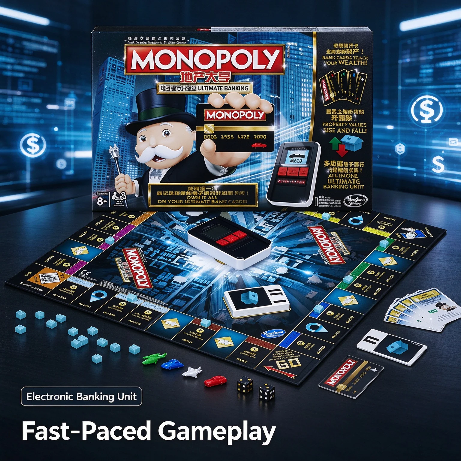 Hasbro Monopoly Ultimate Banki - Hasbro Game Monopoly ulasan dan harga