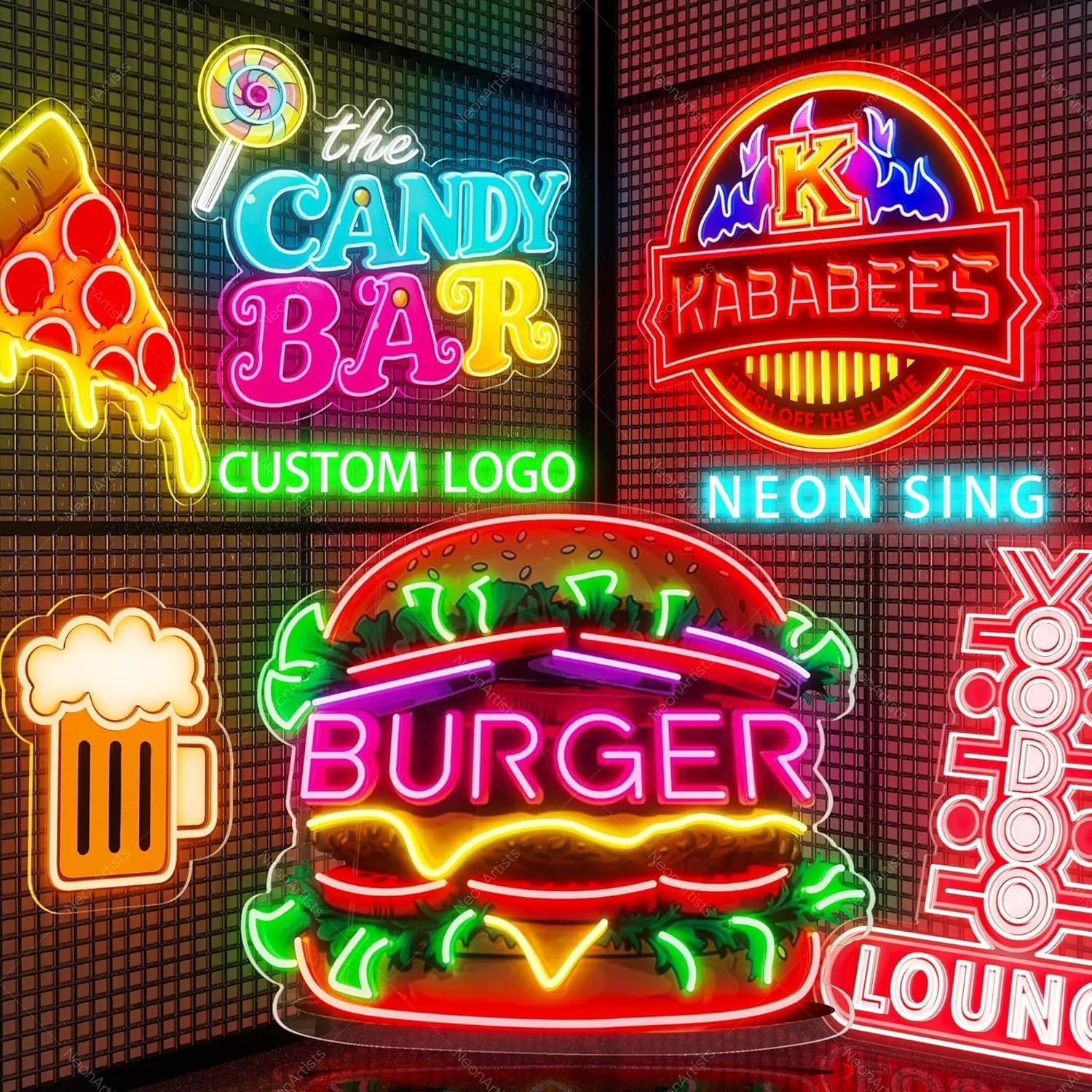 Custom LED Neon Sign Personali - Party Games Name ulasan dan harga
